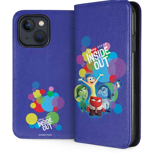 Disney Inside Out Character Group iPhone 15 Plus Folio Case
