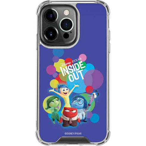 Disney Inside Out Character Group iPhone 15 Pro Max Clear Case