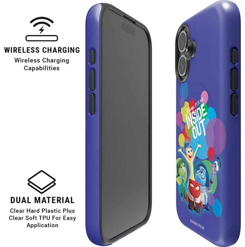 Disney Inside Out Character Group iPhone 16 Plus Magsafe Impact Case