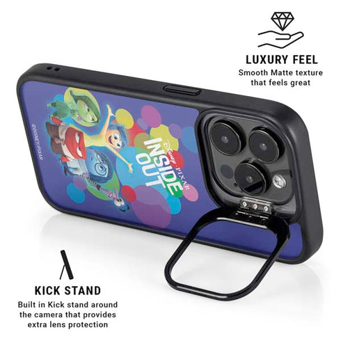Disney Inside Out Character Group iPhone 16 Pro Kickstand Case