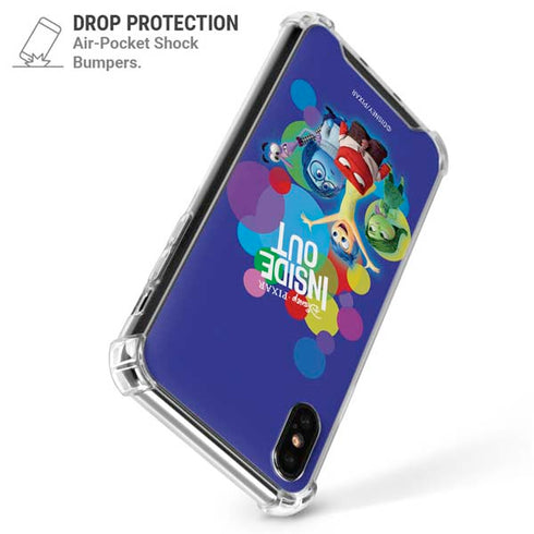 Disney Inside Out Character Group iPhone XS Max Clear Case