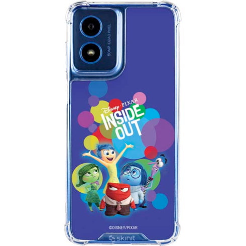 Disney Inside Out Character Group Moto G 5G (2024) Clear Case