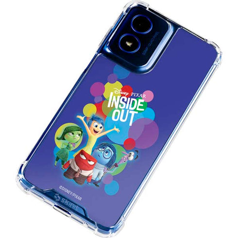 Disney Inside Out Character Group Moto G Play 4G (2024) Clear Case