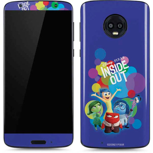 Disney Inside Out Character Group Moto G6 Skin