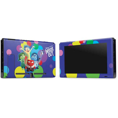Disney Inside Out Character Group Nintendo Switch Bundle Skin