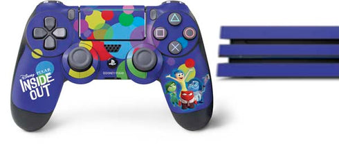 Disney Inside Out Character Group PS4 Pro Bundle Skin