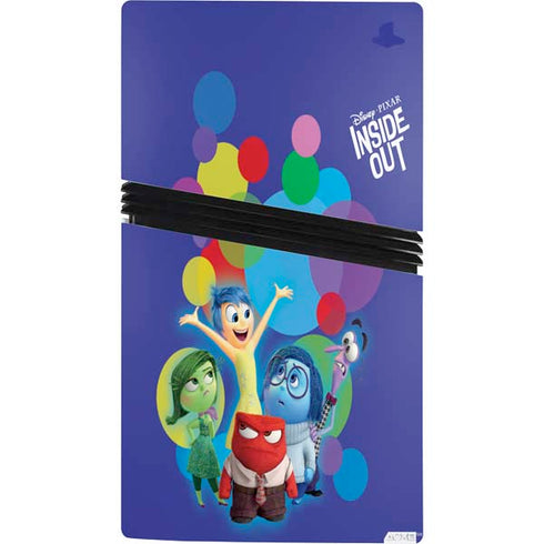 Disney Inside Out Character Group PS5 Pro Console Skin