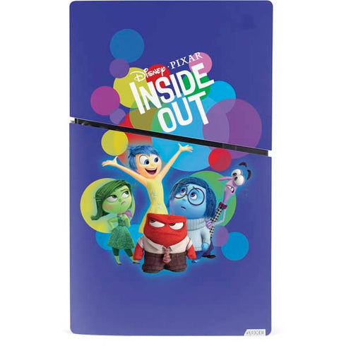 Disney Inside Out Character Group PS5 Slim Digital Edition Bundle Skin