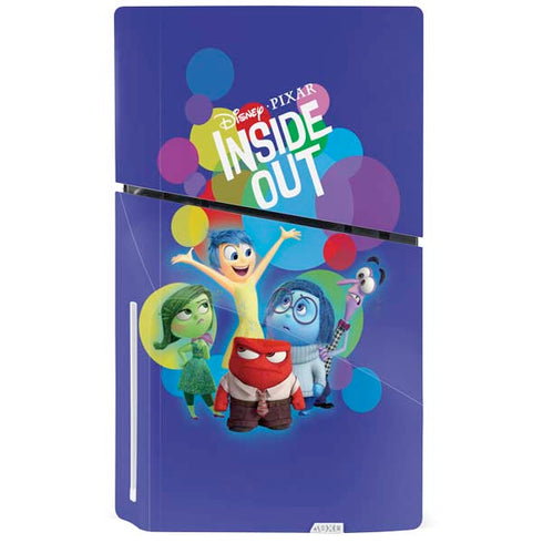 Disney Inside Out Character Group PS5 Slim Disk Bundle Skin