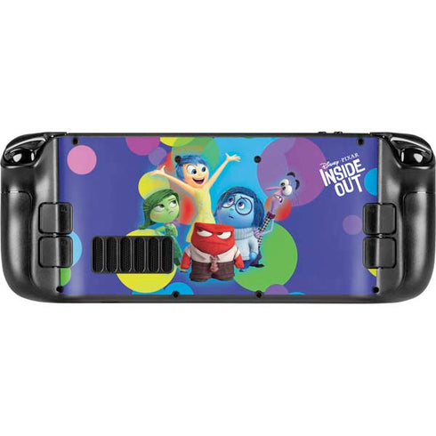 Disney Inside Out Character Group Steam Deck Handheld Gaming Computer OLED Skin