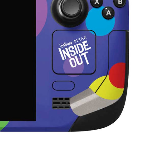 Disney Inside Out Character Group Steam Deck Handheld Gaming Computer OLED Skin
