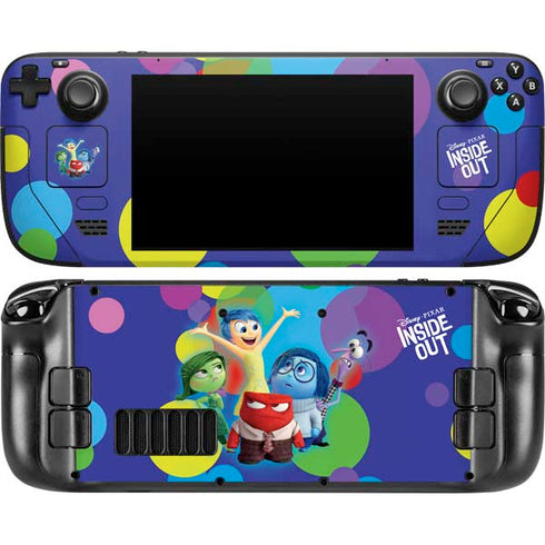 Disney Inside Out Character Group Steam Deck Handheld Gaming Computer Skin