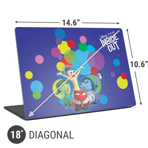 Disney Inside Out Character Group Universal Laptop 18in (14.6 x 10.6in) Skin