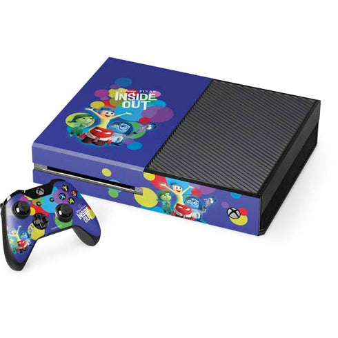 Disney Inside Out Character Group Xbox One Console and Controller Bundle Skin