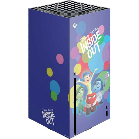 Disney Inside Out Character Group Xbox Series X Console Skin