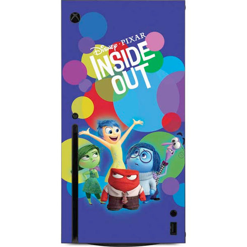 Disney Inside Out Character Group Xbox Series X Console Skin
