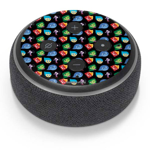 Disney Inside Out Character Pattern Amazon Echo Dot Skin