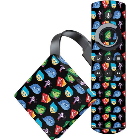 Disney Inside Out Character Pattern Amazon Fire TV Skin