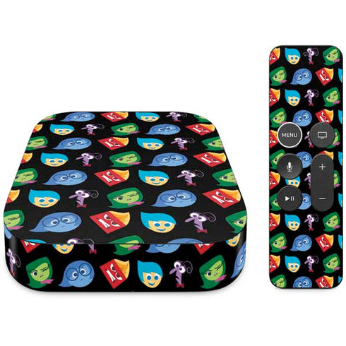 Disney Inside Out Character Pattern Apple TV Skin