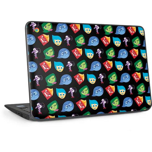 Disney Inside Out Character Pattern HP Chromebook Skin