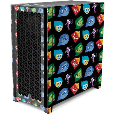 Disney Inside Out Character Pattern Corsair 4000D Tempered Glass Mid-Tower ATX Case Skin