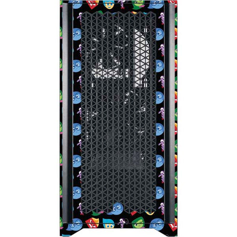 Disney Inside Out Character Pattern Corsair 4000D Tempered Glass Mid-Tower ATX Case Skin