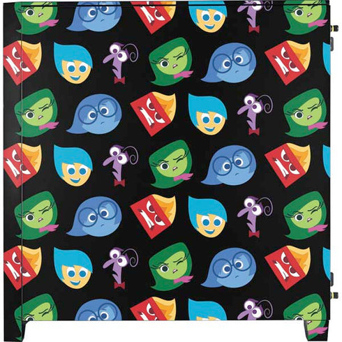 Disney Inside Out Character Pattern Corsair 4000D Tempered Glass Mid-Tower ATX Case Skin