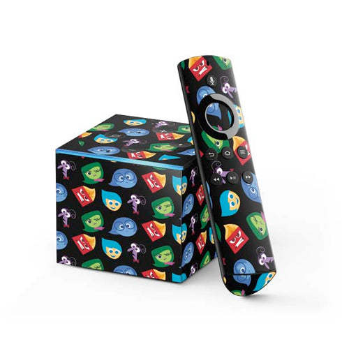 Disney Inside Out Character Pattern Fire TV Cube Skin