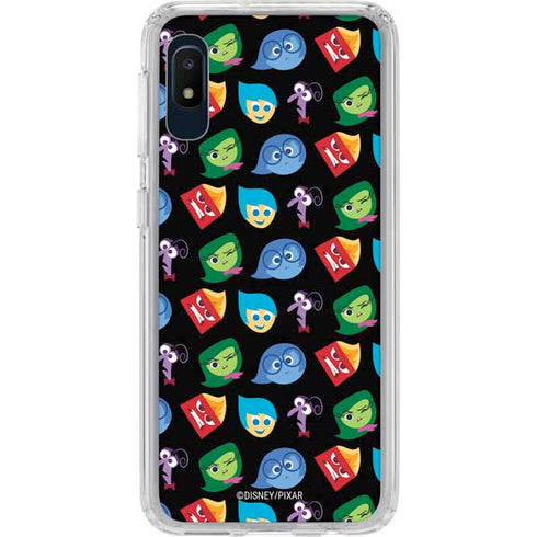 Disney Inside Out Character Pattern Galaxy A10e Clear Case