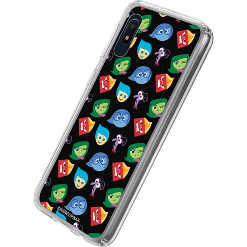 Disney Inside Out Character Pattern Galaxy A10e Clear Case