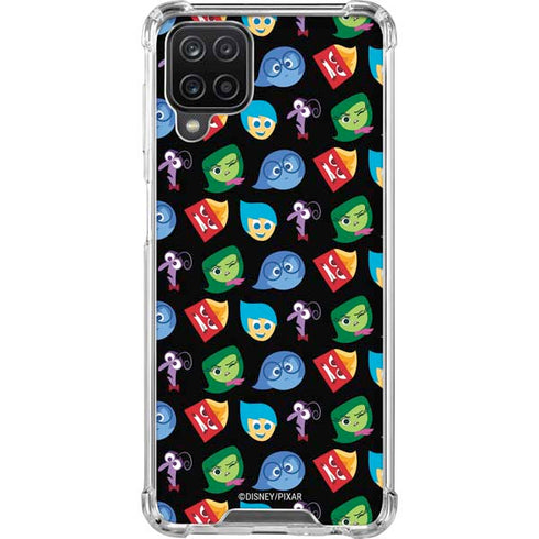 Disney Inside Out Character Pattern Galaxy A12 Clear Case