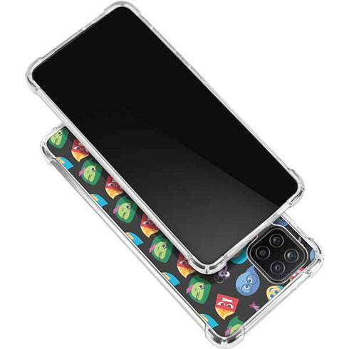 Disney Inside Out Character Pattern Galaxy A12 Clear Case