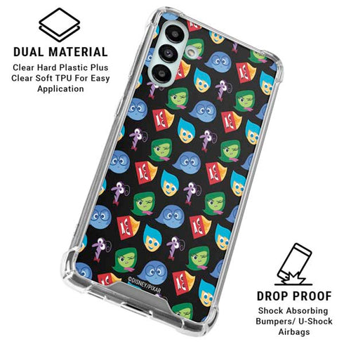 Disney Inside Out Character Pattern Galaxy A13 5G Clear Case