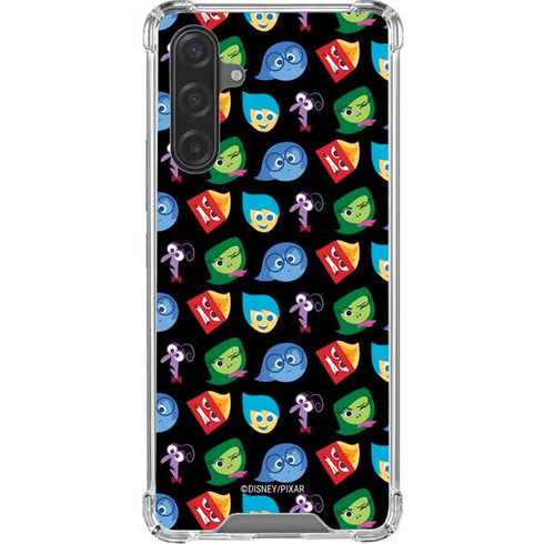 Disney Inside Out Character Pattern Galaxy A17 Clear Case