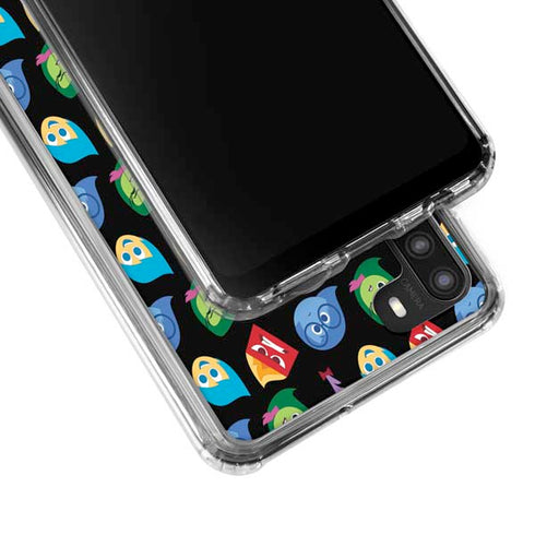Disney Inside Out Character Pattern Galaxy A21 Clear Case