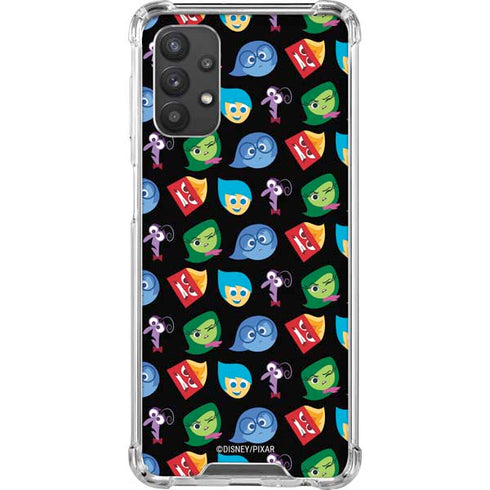 Disney Inside Out Character Pattern Galaxy A32 5G Clear Case