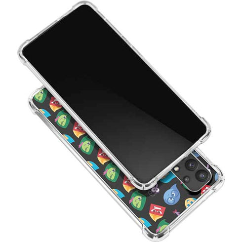 Disney Inside Out Character Pattern Galaxy A32 5G Clear Case