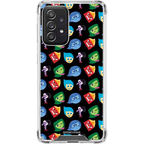 Disney Inside Out Character Pattern Galaxy A52 5G Clear Case