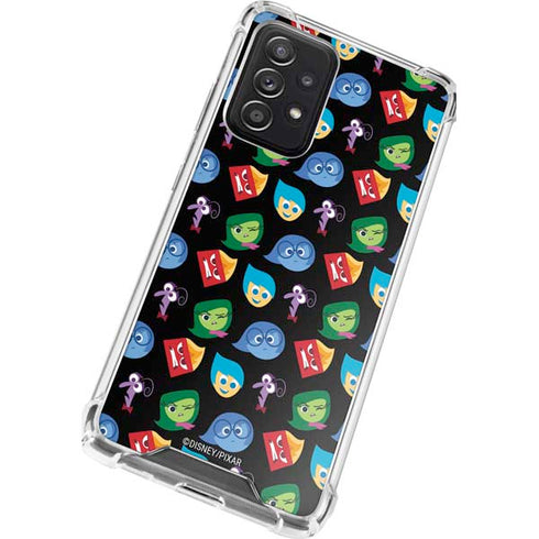 Disney Inside Out Character Pattern Galaxy A52 5G Clear Case