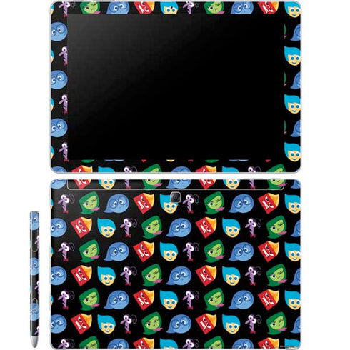 Disney Inside Out Character Pattern Galaxy Book 12in Skin