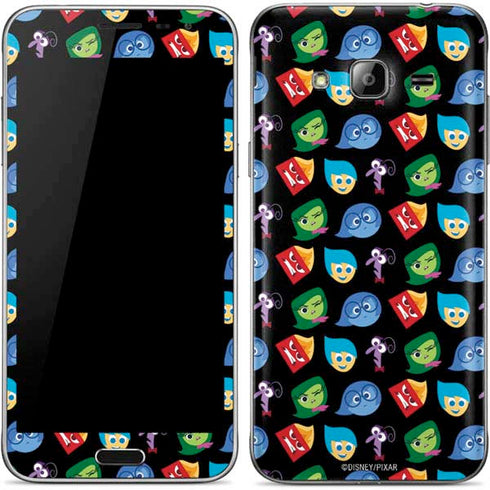 Disney Inside Out Character Pattern Galaxy J3 Skin