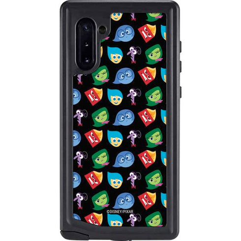 Disney Inside Out Character Pattern Galaxy Note 10 Waterproof Case