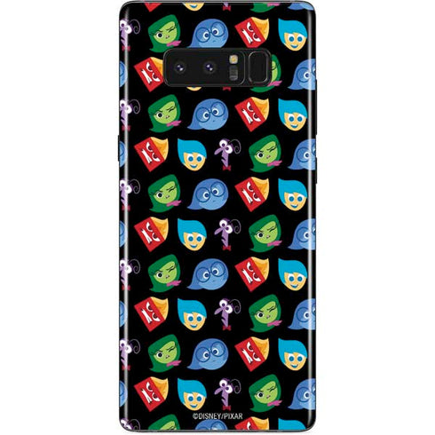 Disney Inside Out Character Pattern Galaxy Note 8 Skin