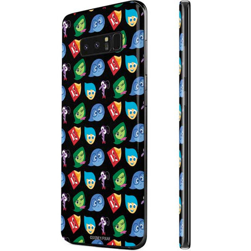Disney Inside Out Character Pattern Galaxy Note 8 Skin
