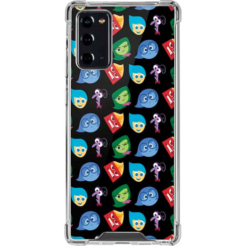 Disney Inside Out Character Pattern Galaxy Note20 5G Clear Case