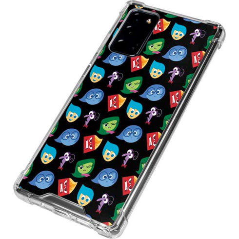 Disney Inside Out Character Pattern Galaxy Note20 5G Clear Case