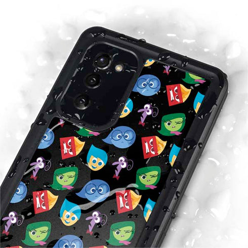 Disney Inside Out Character Pattern Galaxy Note20 5G Waterproof Case