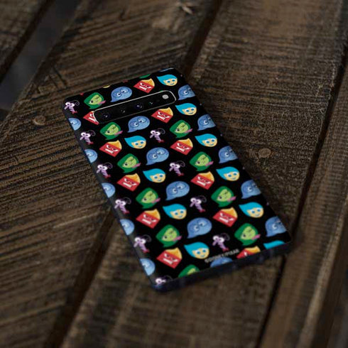 Disney Inside Out Character Pattern Galaxy S10 Plus Skin