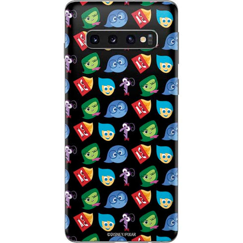 Disney Inside Out Character Pattern Galaxy S10 Skin