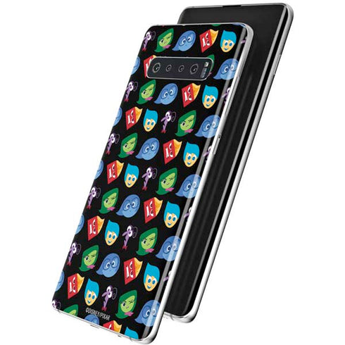 Disney Inside Out Character Pattern Galaxy S10 Skin
